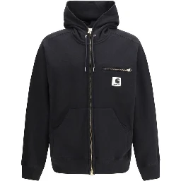 Black Cotton Sweatshirt