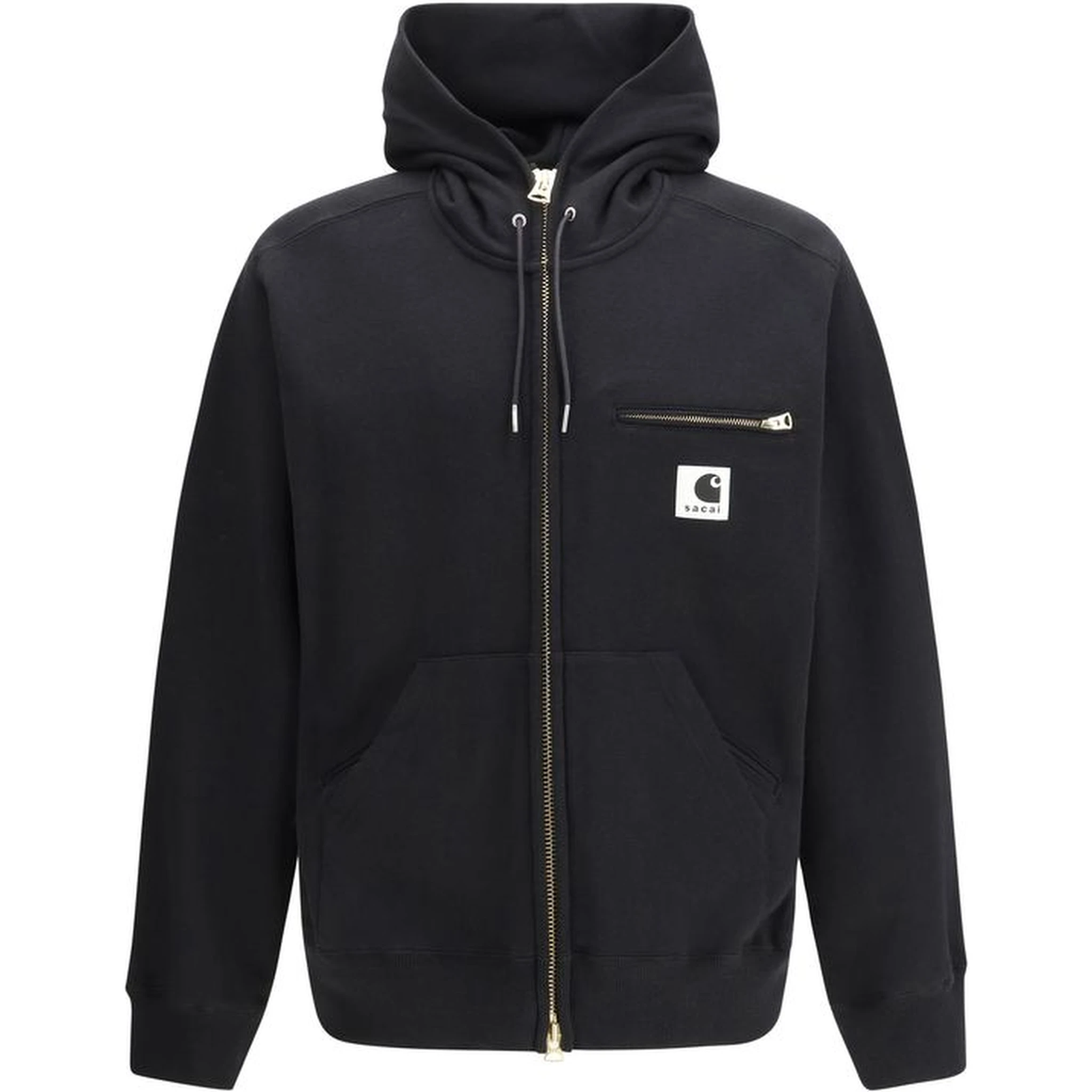 Black Cotton Sweatshirt