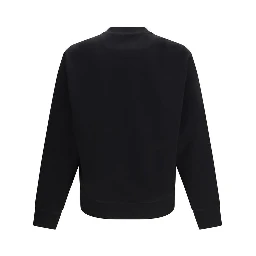 Black Viscose Sweatshirt