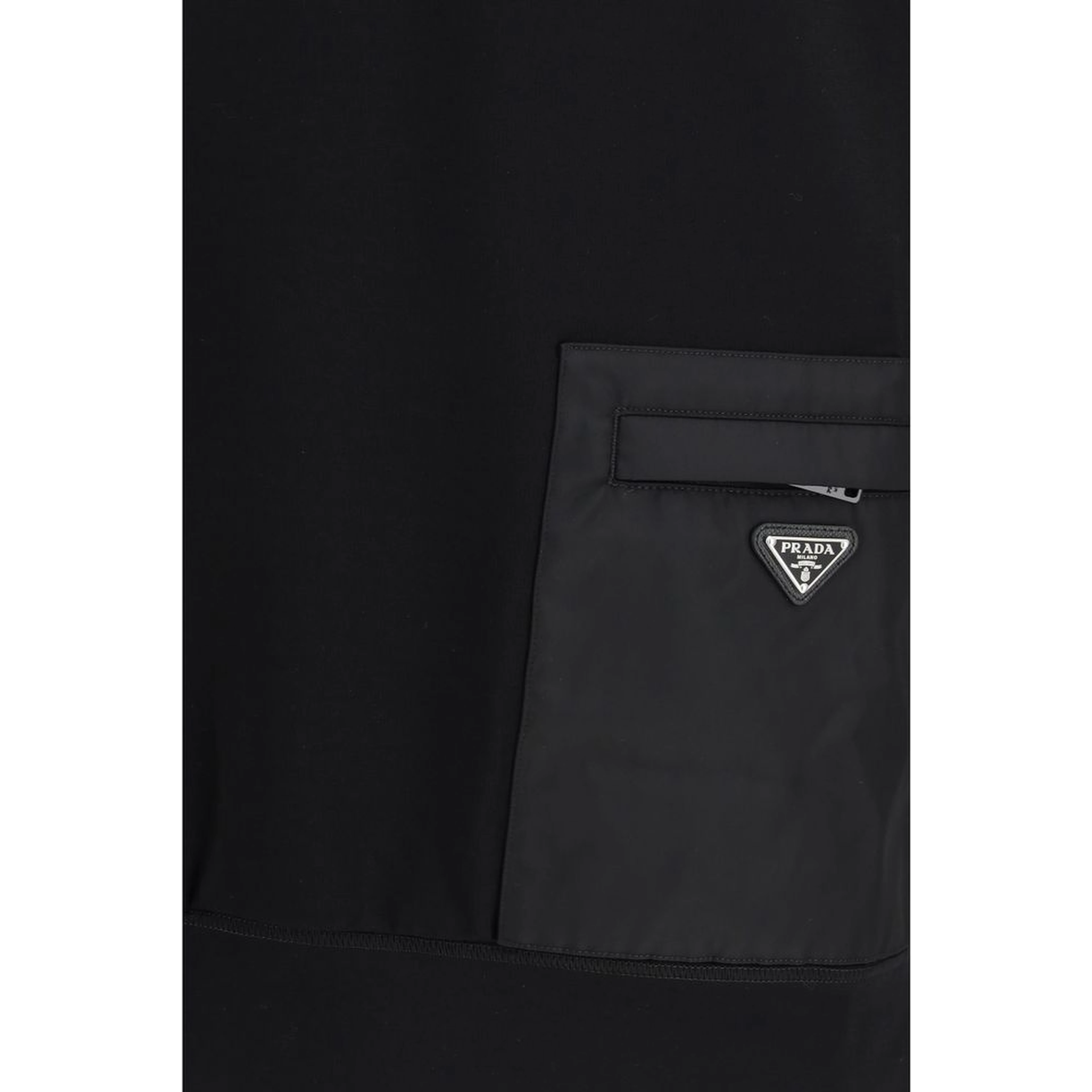 Black Viscose Sweatshirt