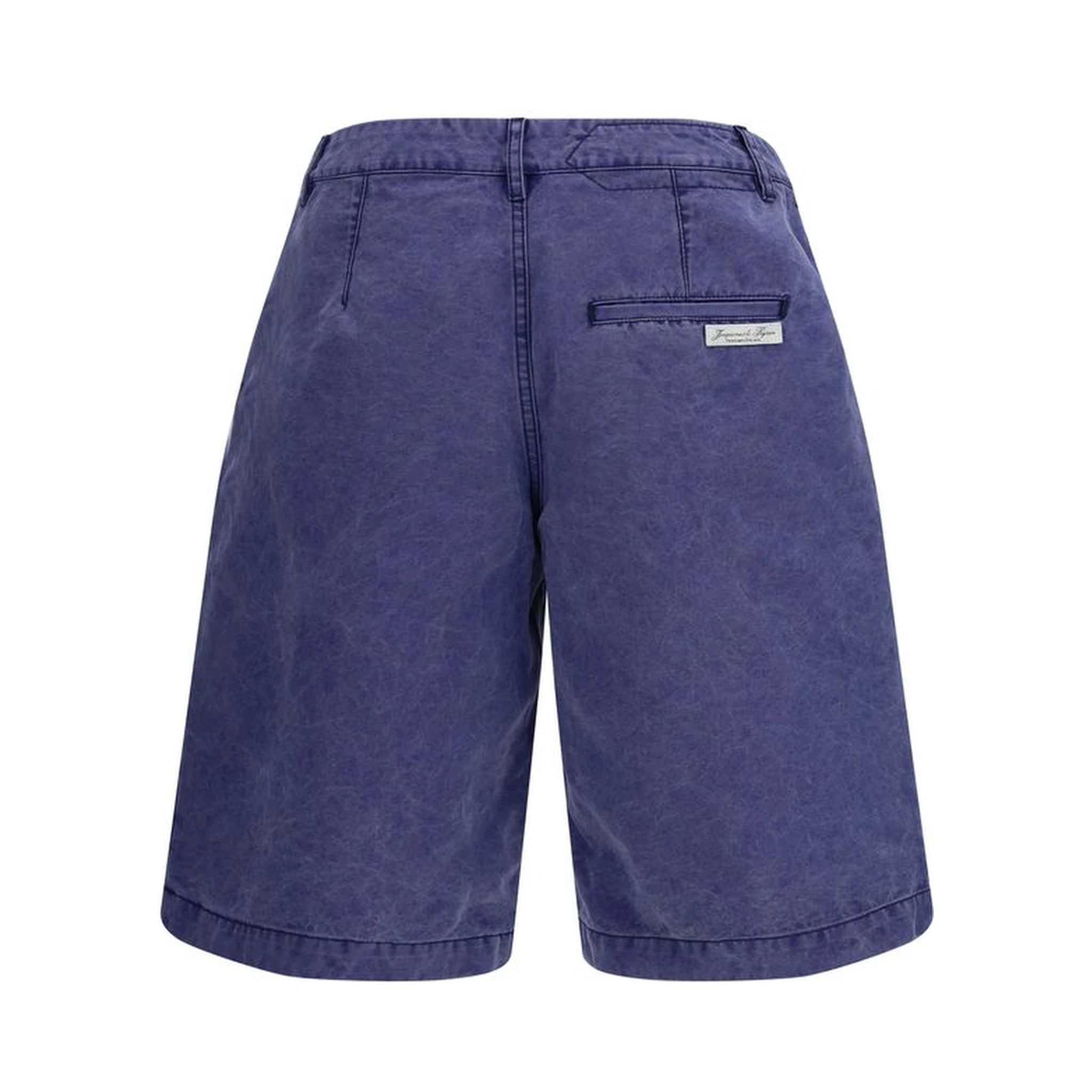 شورت برمودا قطني أزرق