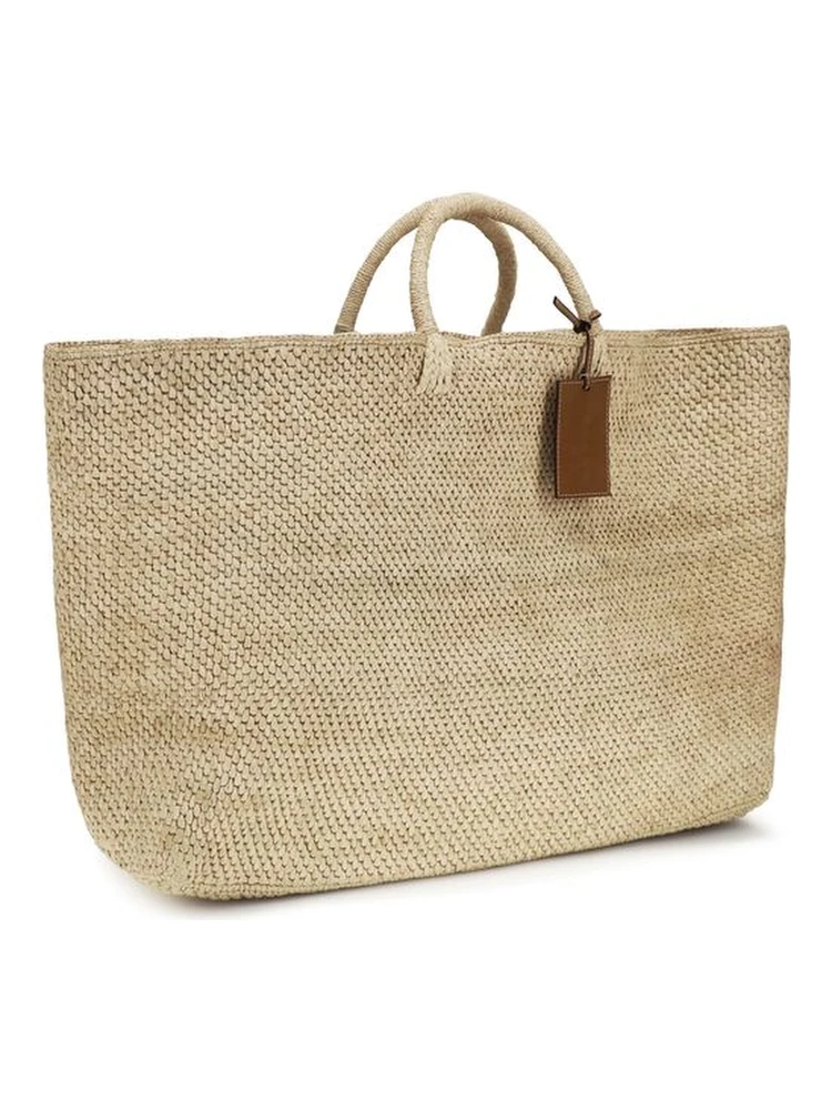 Beige Raffia Handbag alternative