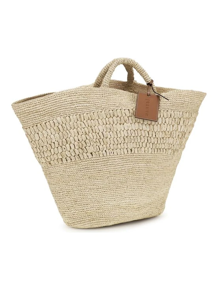 Beige Raffia Handbag alternative