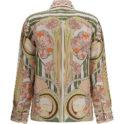 Multicolor Silk Pattern Shirt