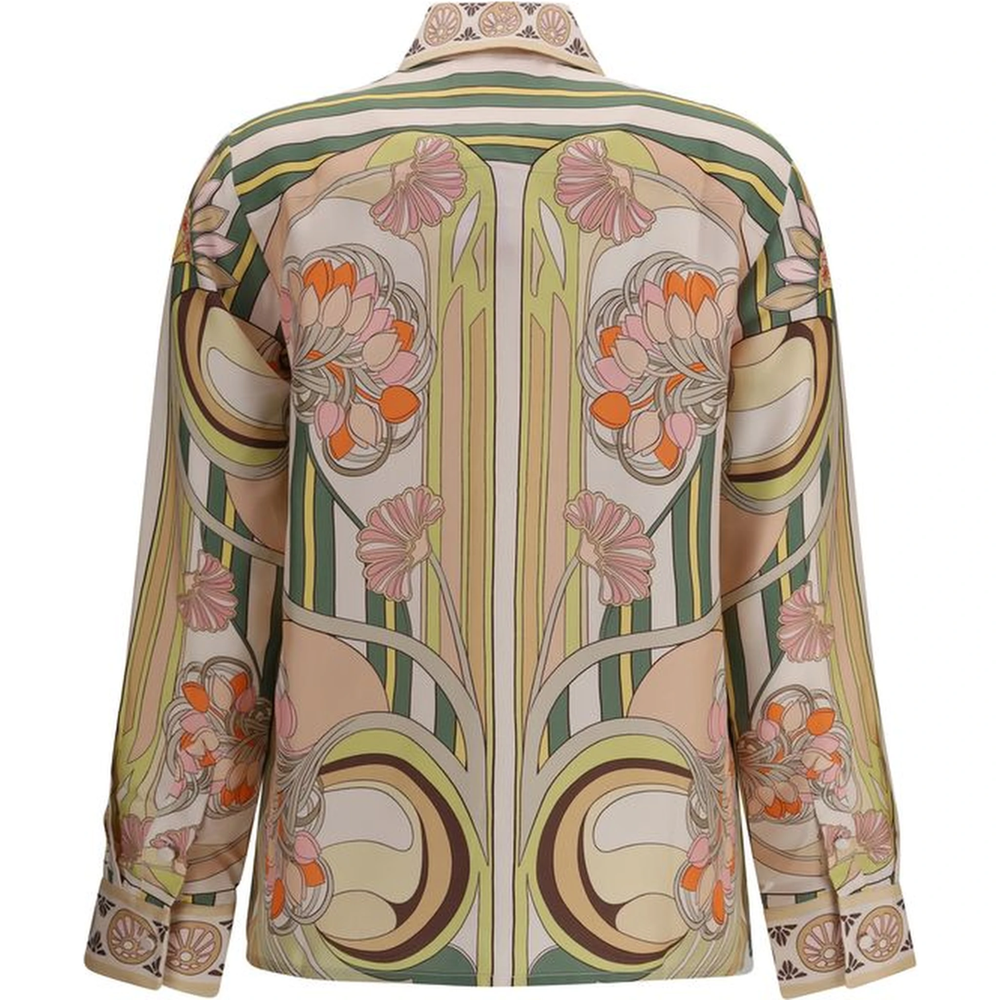 Multicolor Silk Pattern Shirt