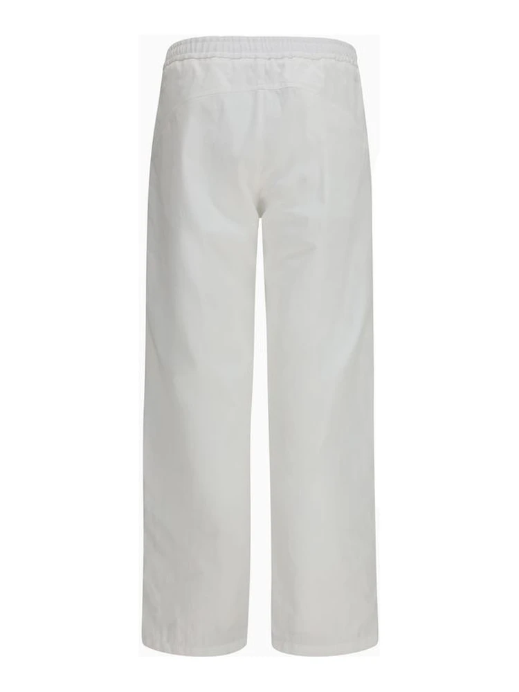White Cotton Casual Pants alternative