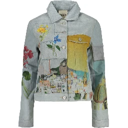 Blue Cotton Denim Jacket