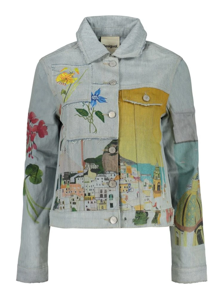 Blue Cotton Denim Jacket