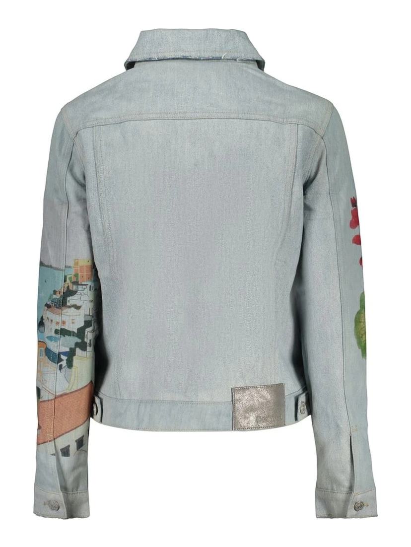 Blue Cotton Denim Jacket