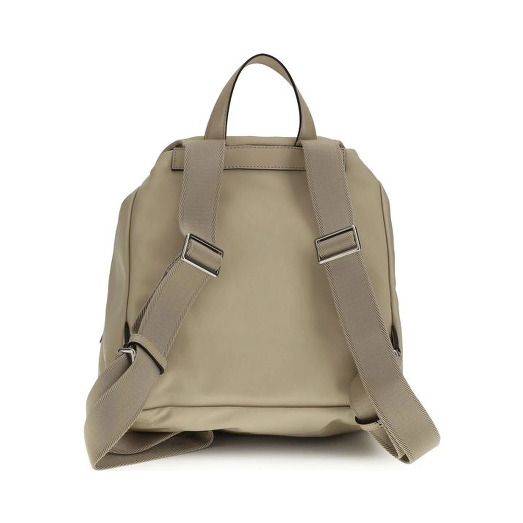Beige Polyamide Backpack