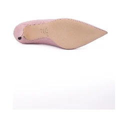 Pink Lizard Printed Leather Love 85 Pumps