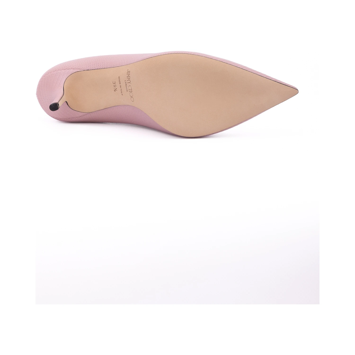 Pink Lizard Printed Leather Love 85 Pumps