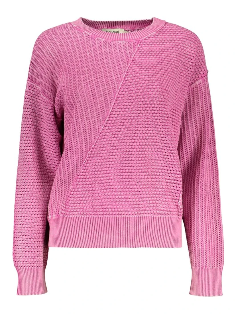 Pink Cotton Sweatshirt