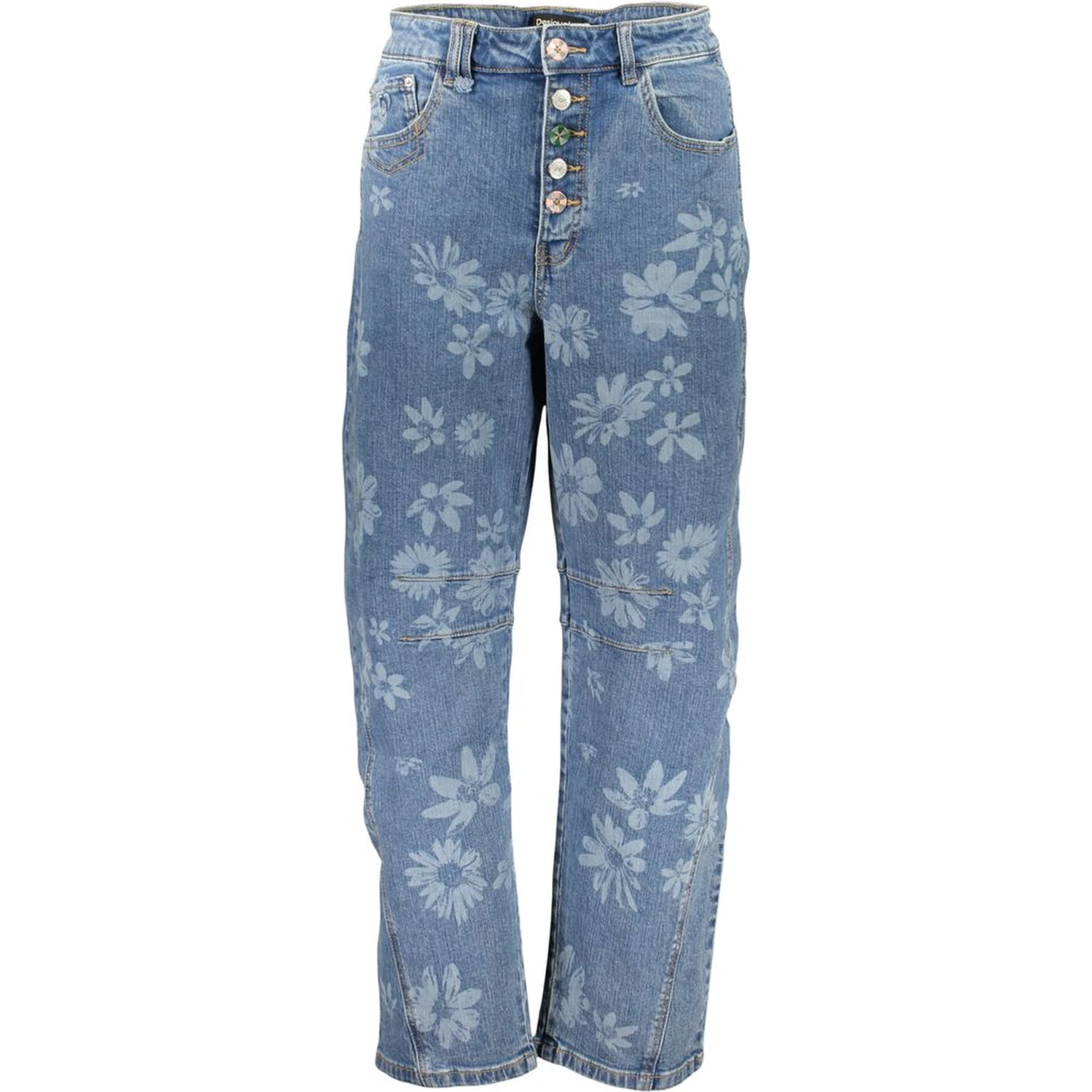 Blue Cotton Jeans Denim