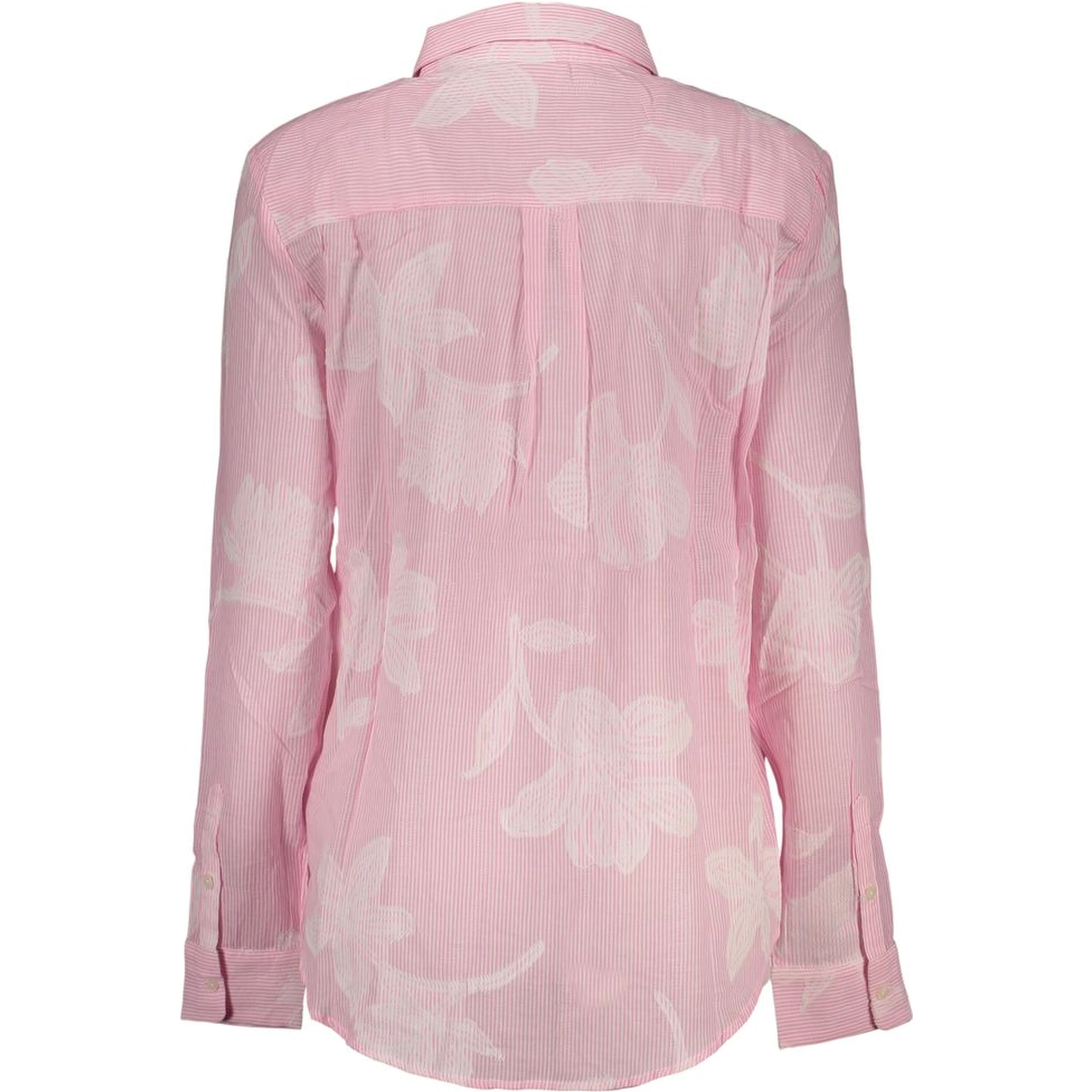 Pink Cotton Pattern Shirt