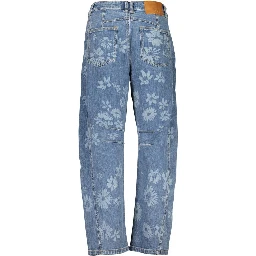 Blue Cotton Jeans Denim