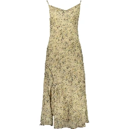Beige Polyester Casual Dress