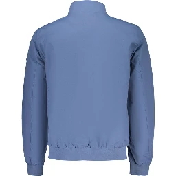 Blue Cotton Men's Jacket
