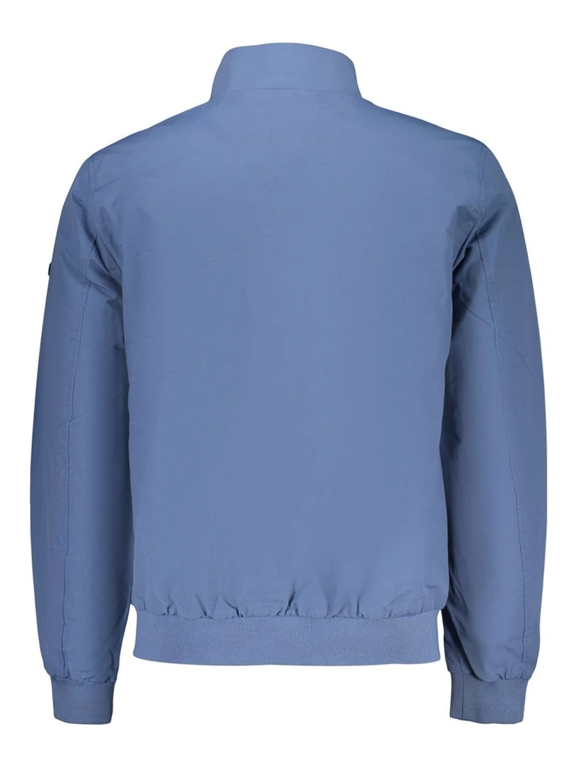 Blue Cotton Men's Jacket