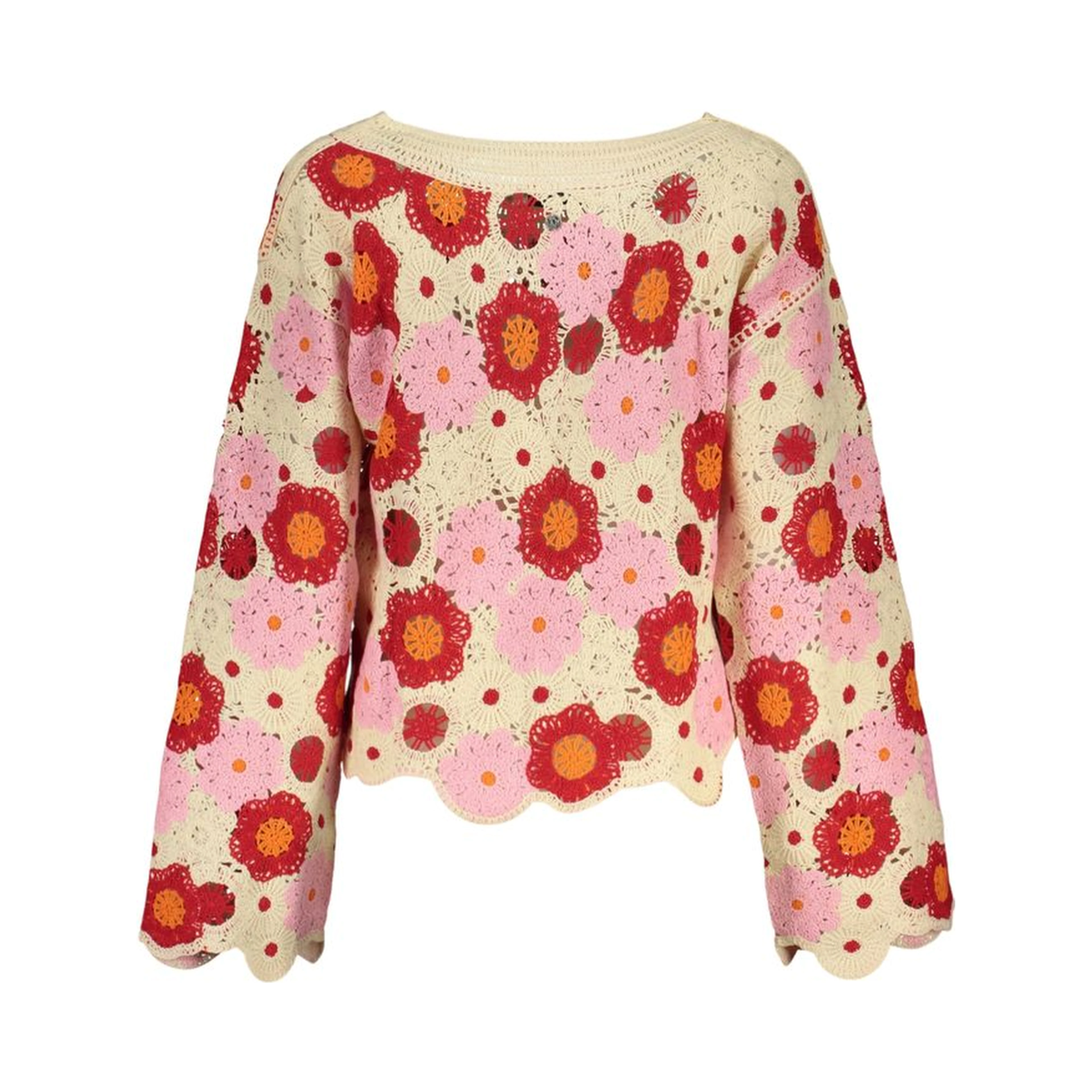 Beige Cotton Sweatshirt