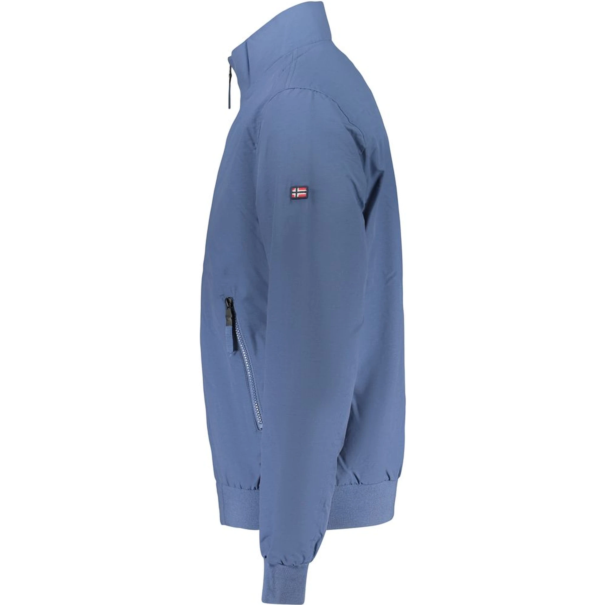 Blue Cotton Men's Jacket