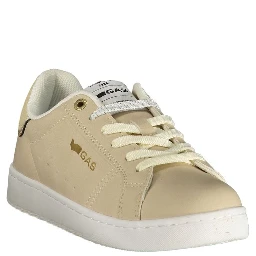 Beige Polyester Athletic Sneakers