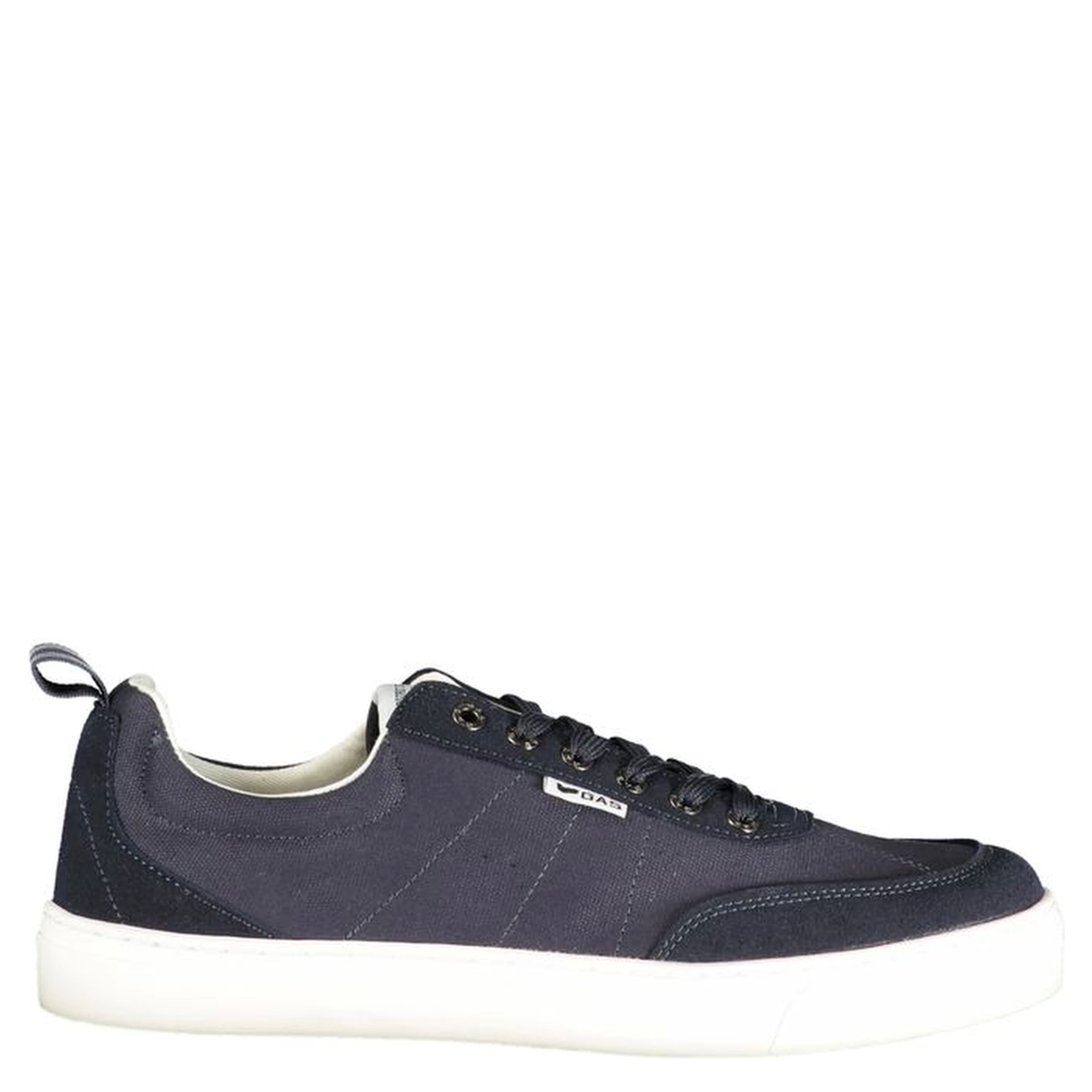 Blue Polyester Athletic Sneakers