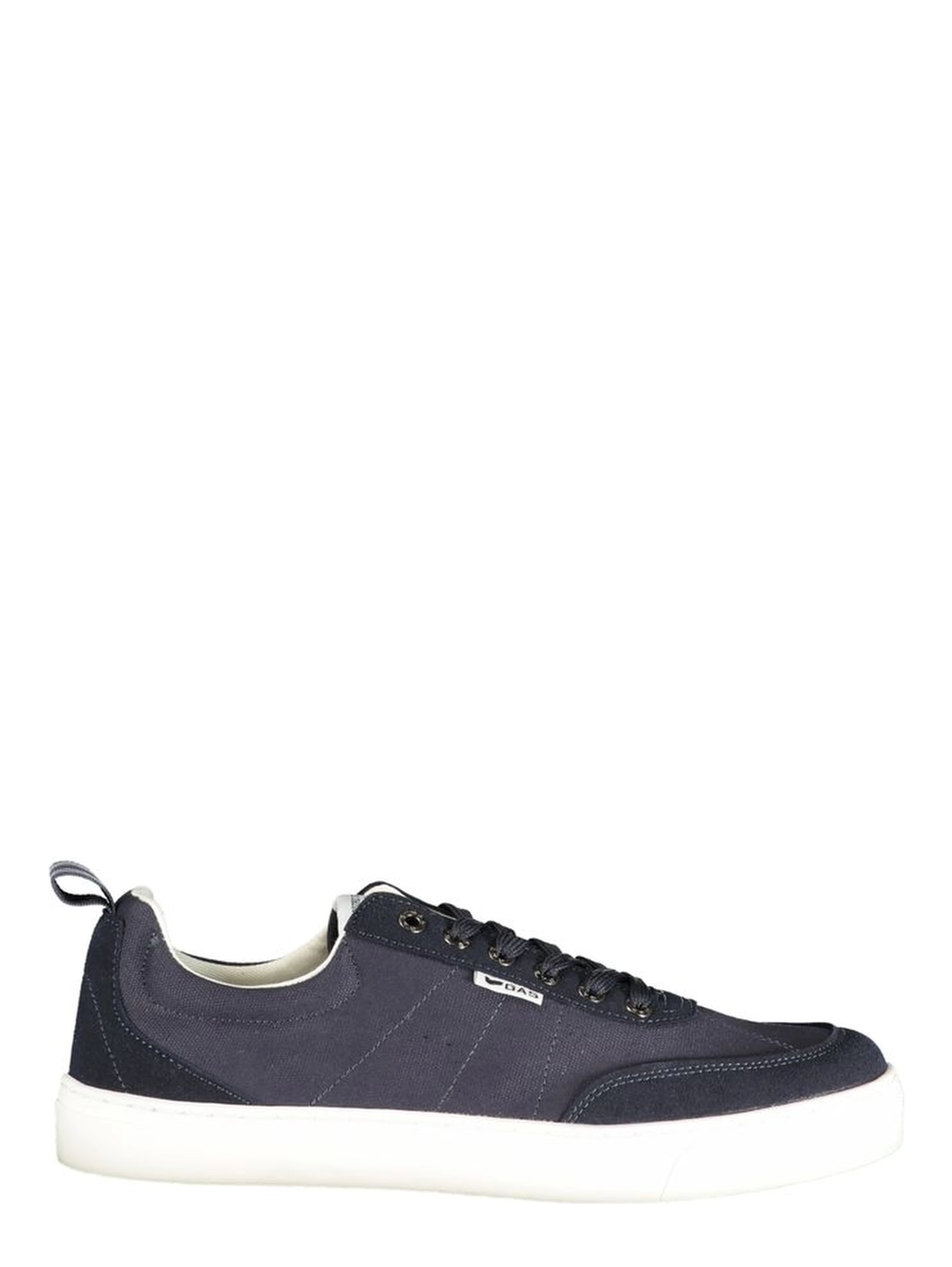Blue Polyester Athletic Sneakers