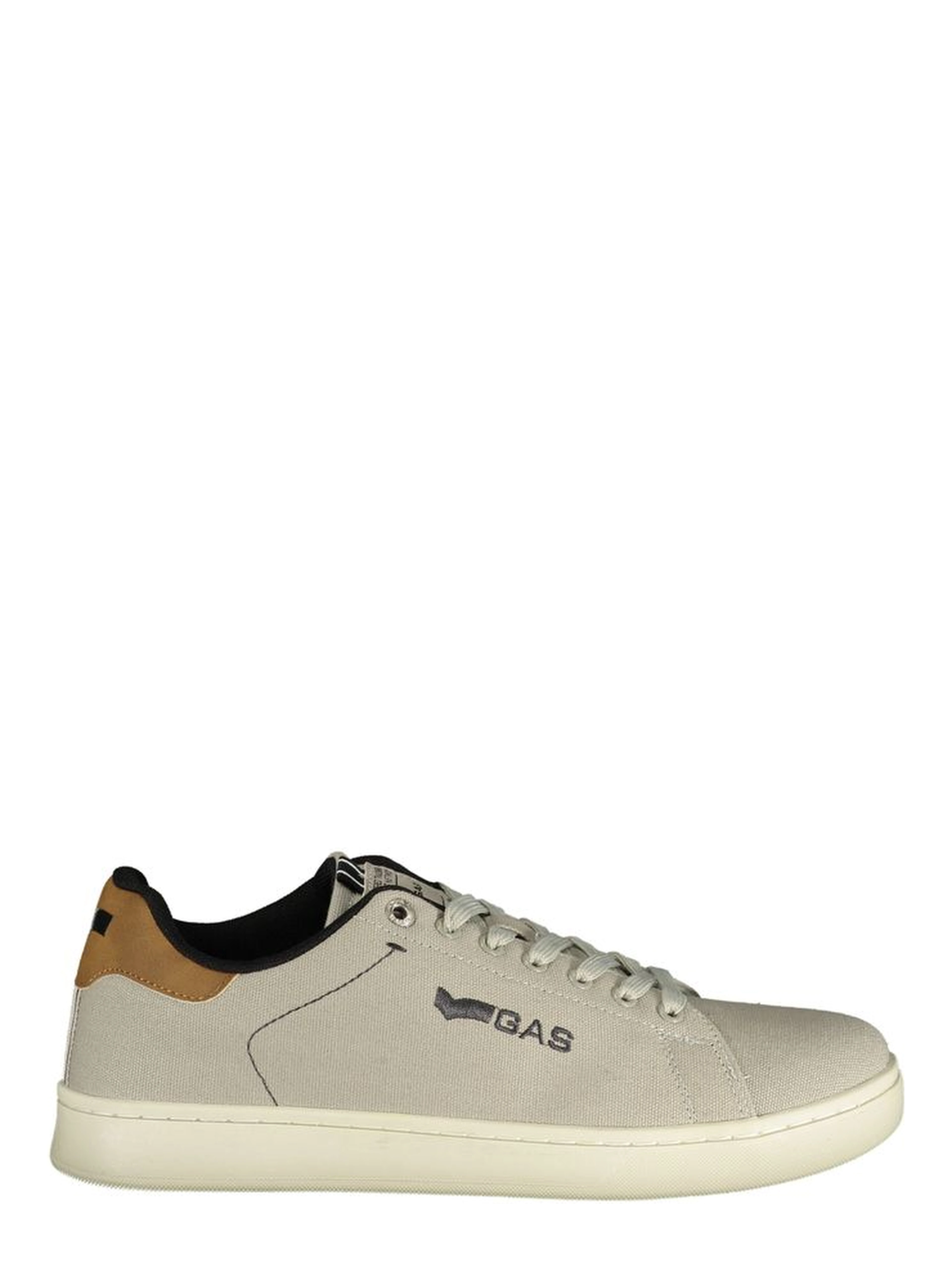 Gray Polyester Athletic Sneakers