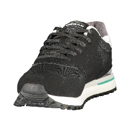 Nero Polyurethane Men Sneaker