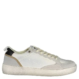 Gray Polyester Athletic Sneakers
