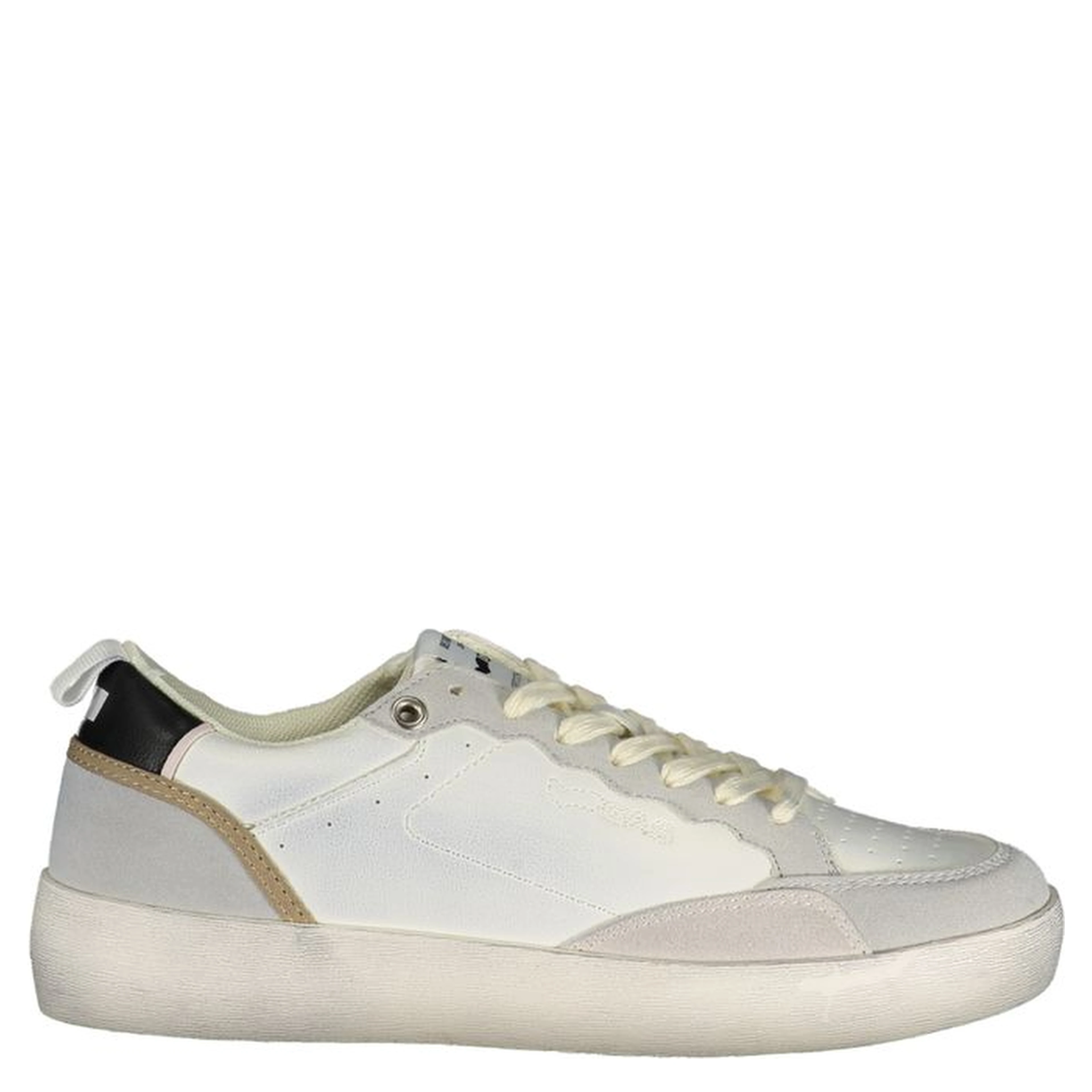 Gray Polyester Athletic Sneakers
