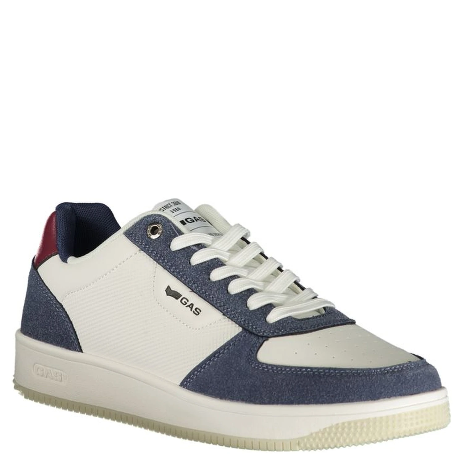 White Polyurethane Men Sneaker