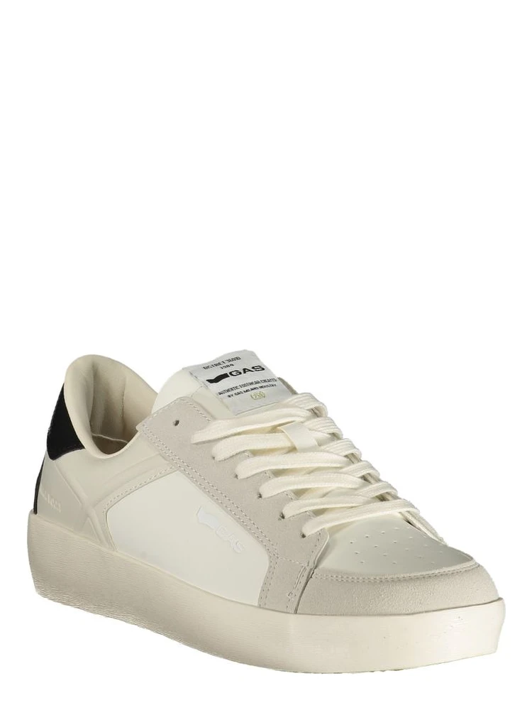 White Polyester Athletic Sneakers alternative