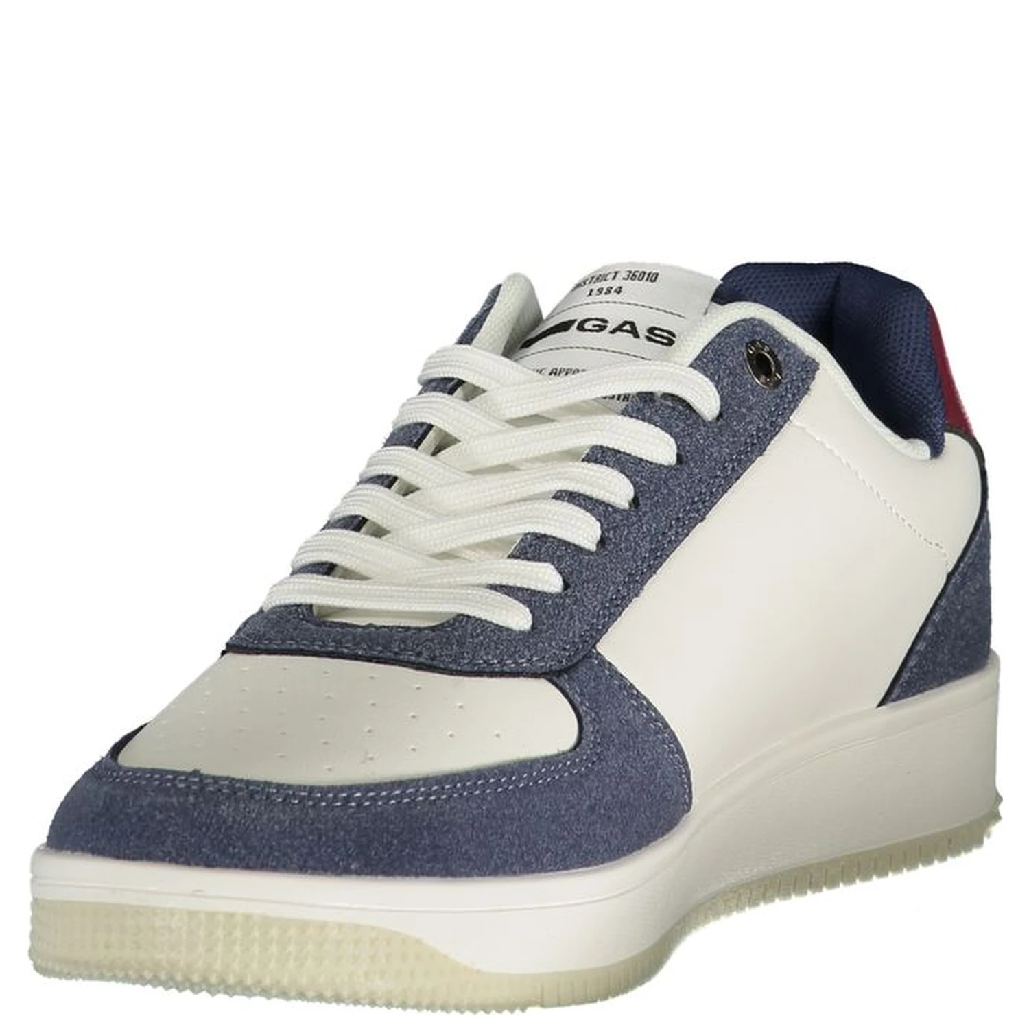 White Polyurethane Men Sneaker