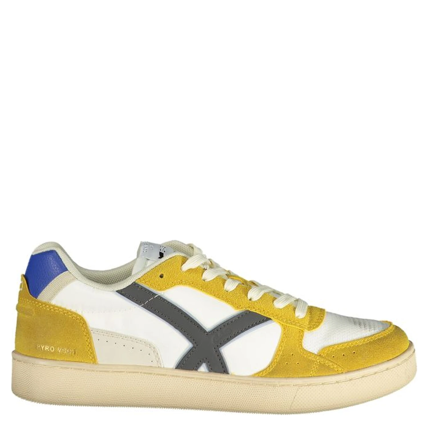 White Polyester Men Sneaker