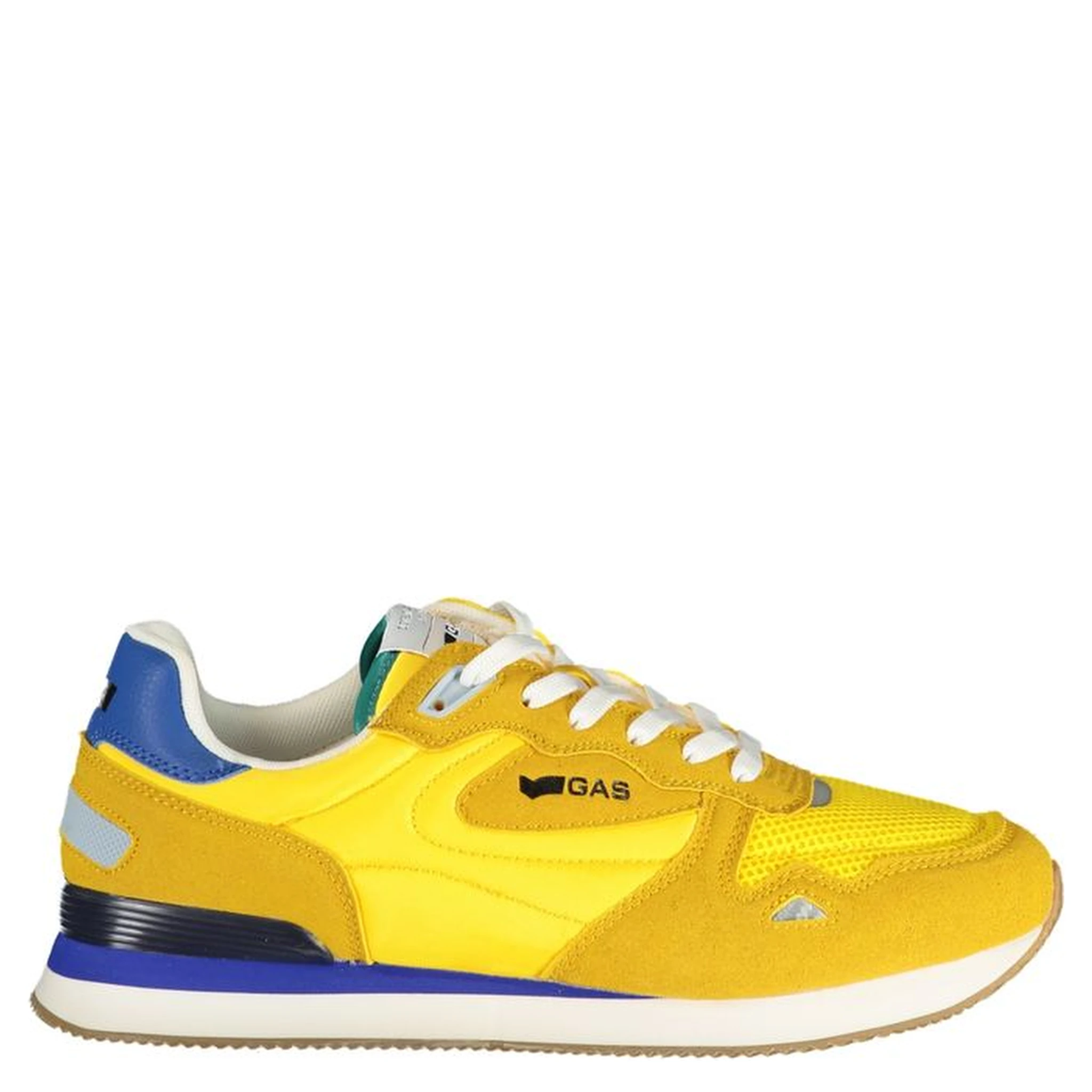 Yellow Polyurethane Men Sneaker