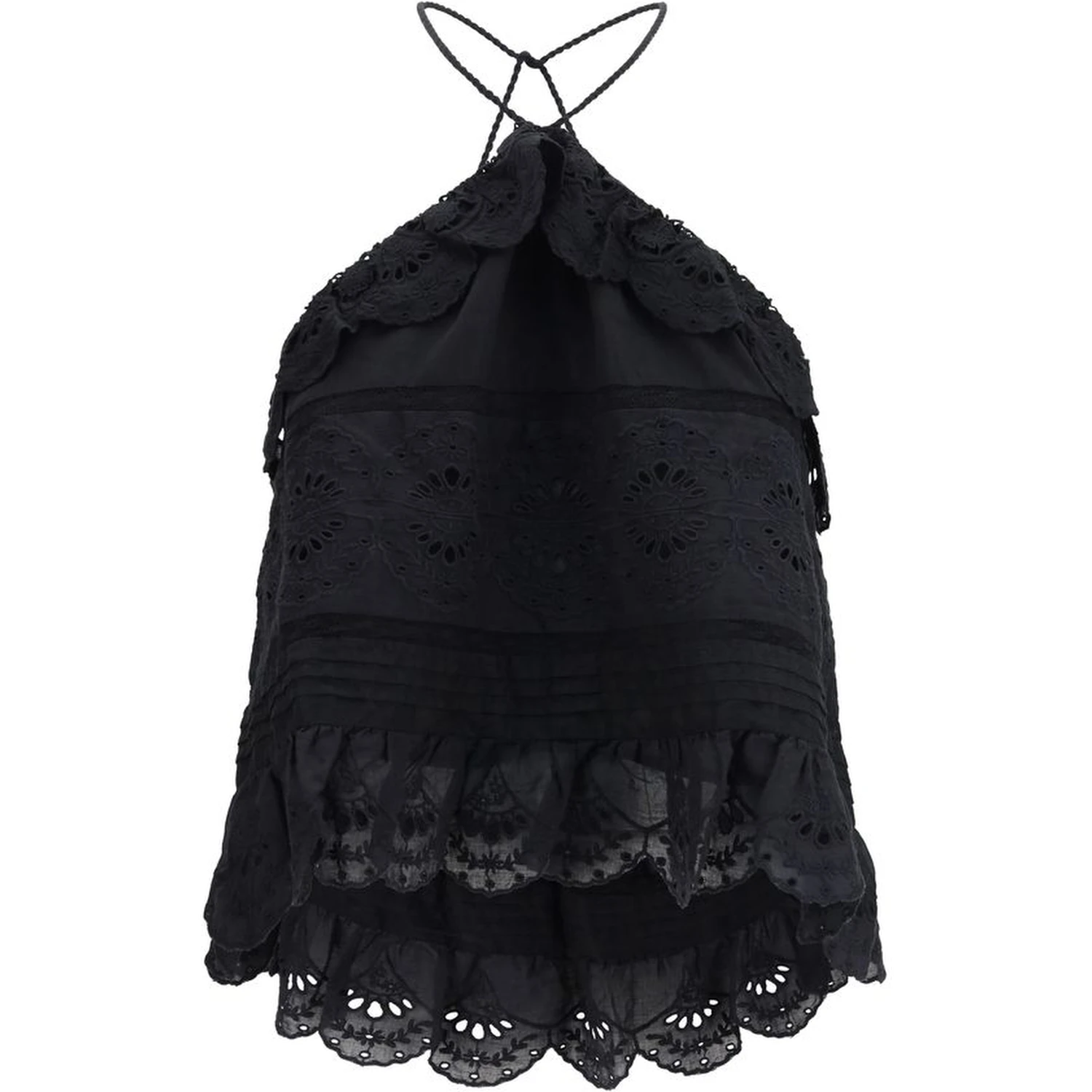 Black Polyester Blouse
