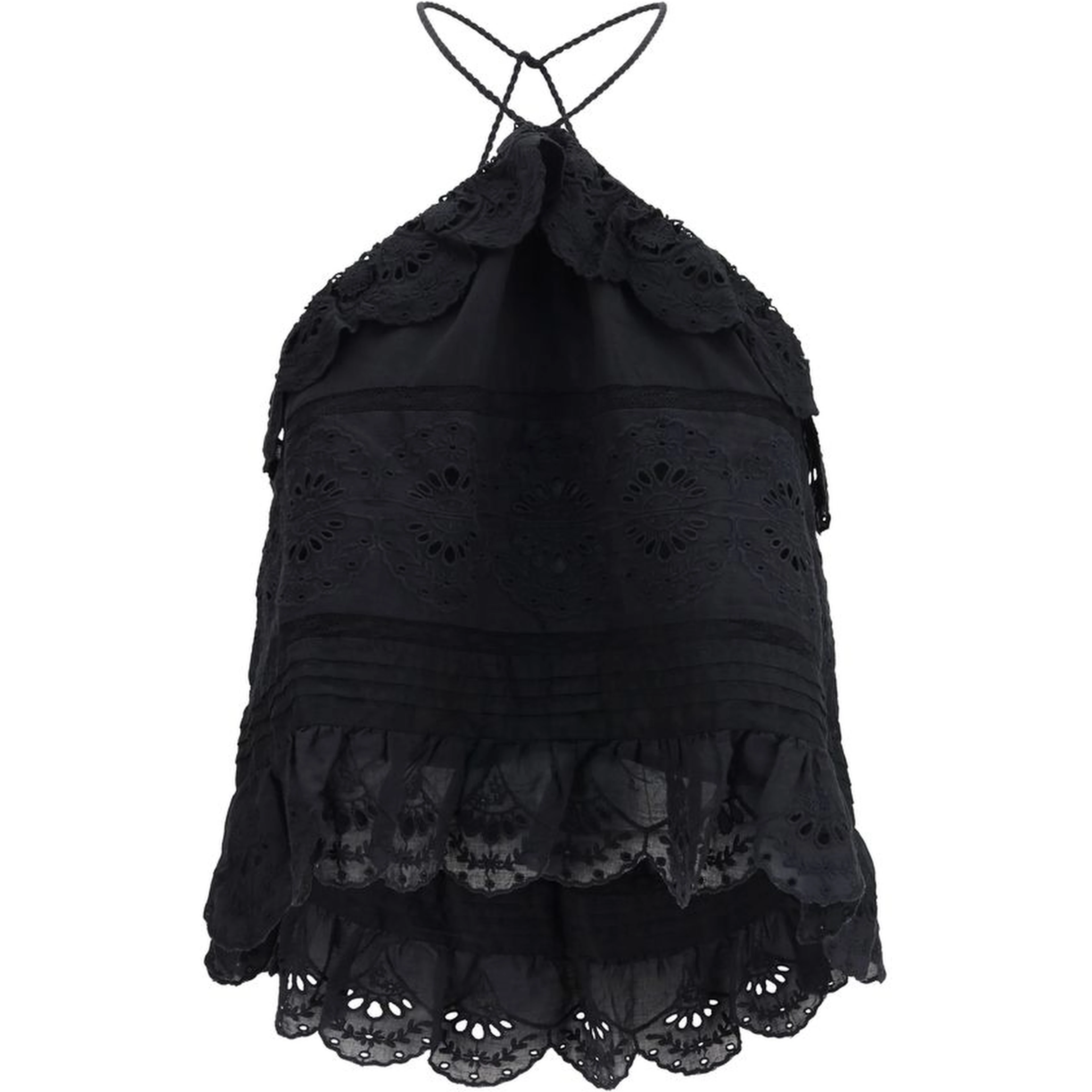 Black Polyester Blouse