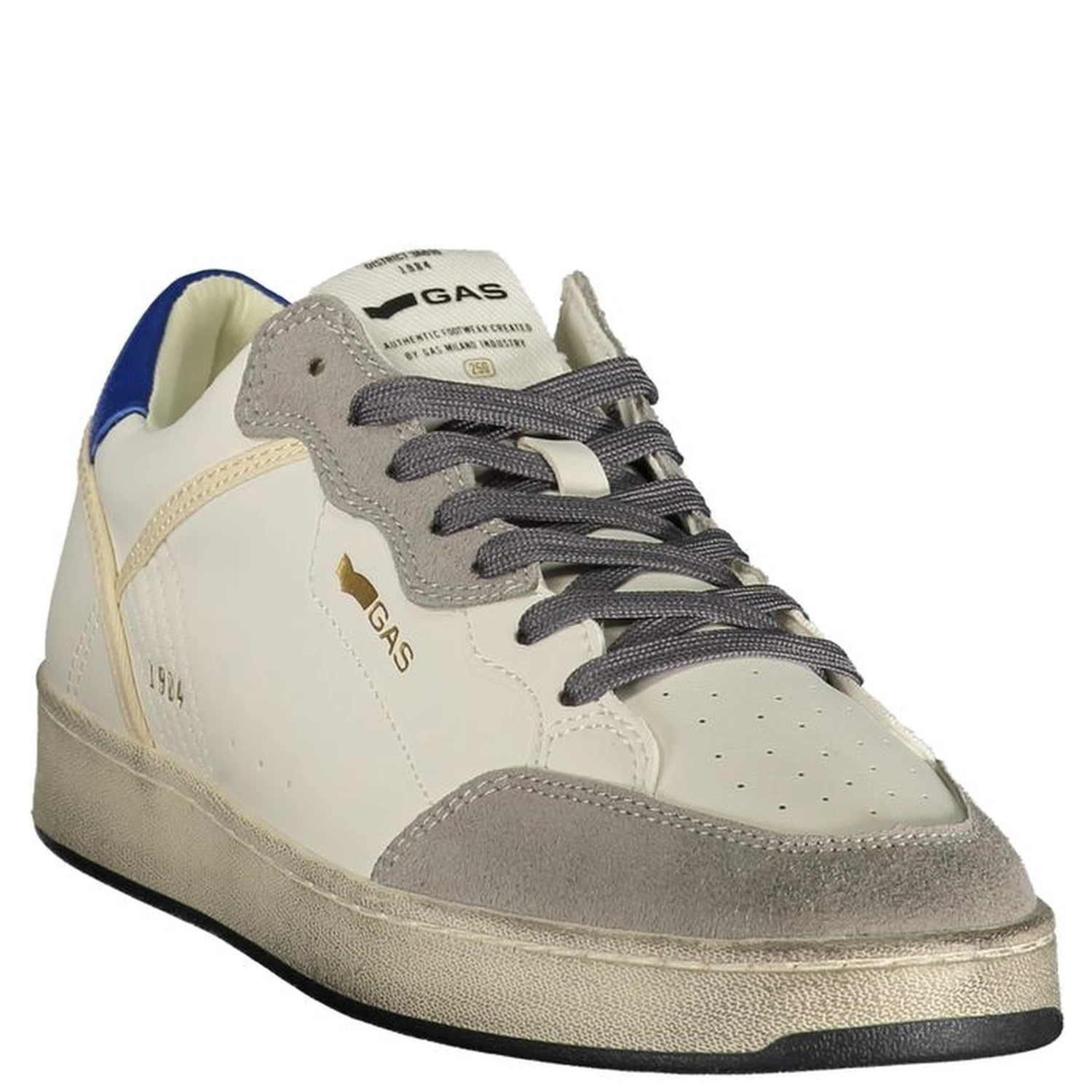 White Polyurethane Men's Sneaker