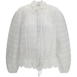 White Polyester Blouse