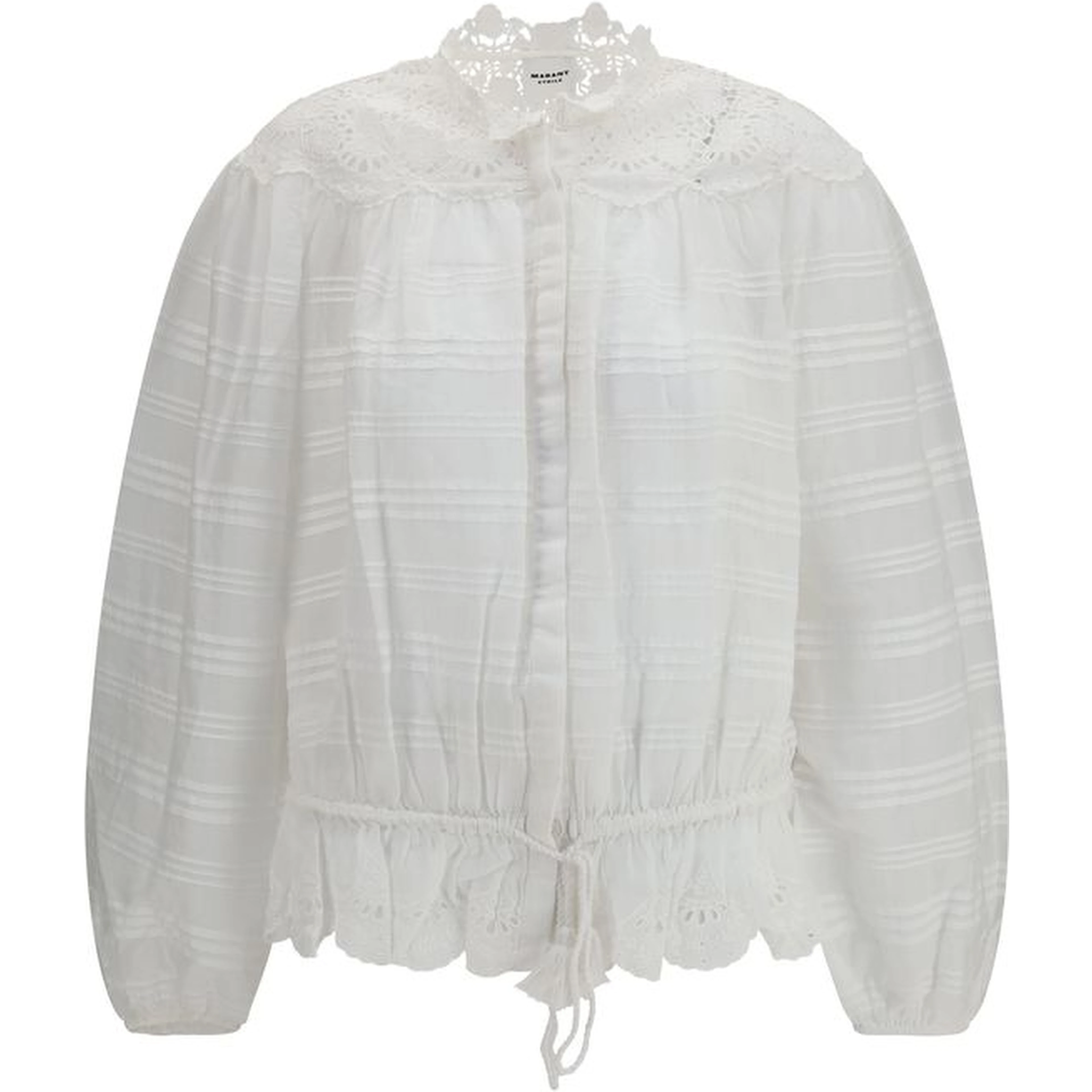 White Polyester Blouse