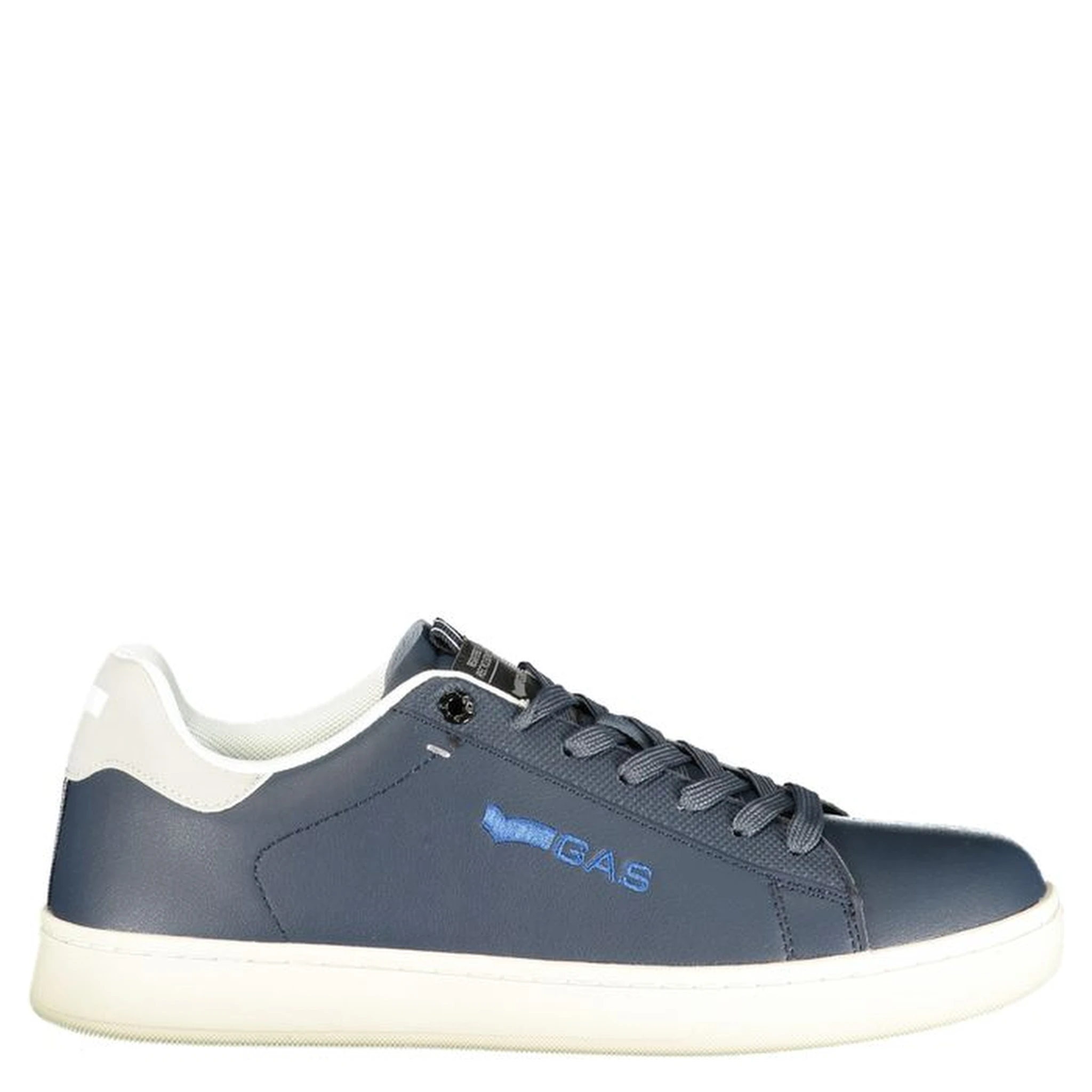 Blue Polyurethane Men Sneaker
