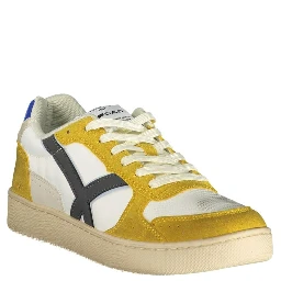 White Polyester Men Sneaker