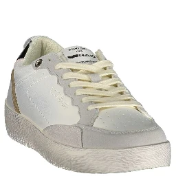 Gray Polyester Athletic Sneakers