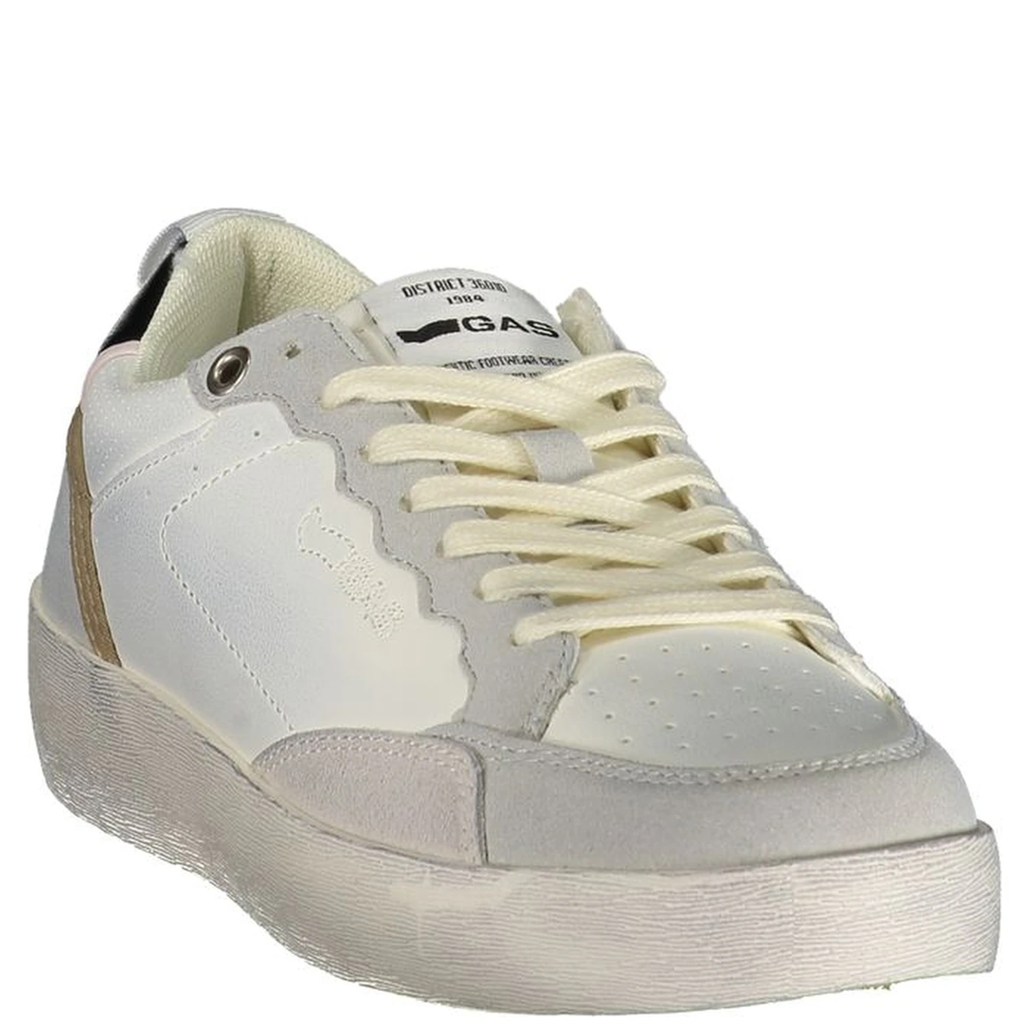 Gray Polyester Athletic Sneakers