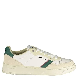 White Polyurethane Men's Sneaker