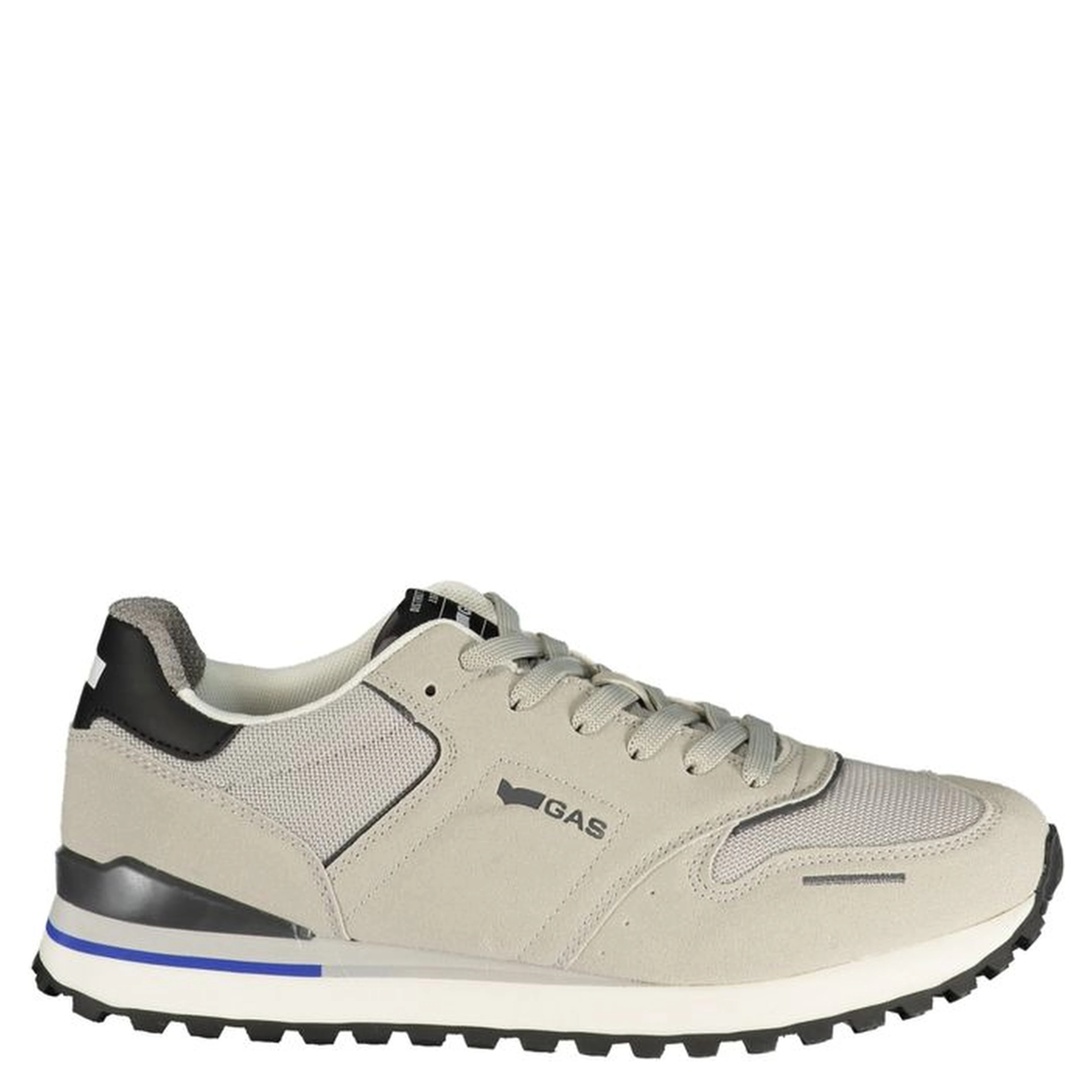 Gray Polyester Athletic Sneakers