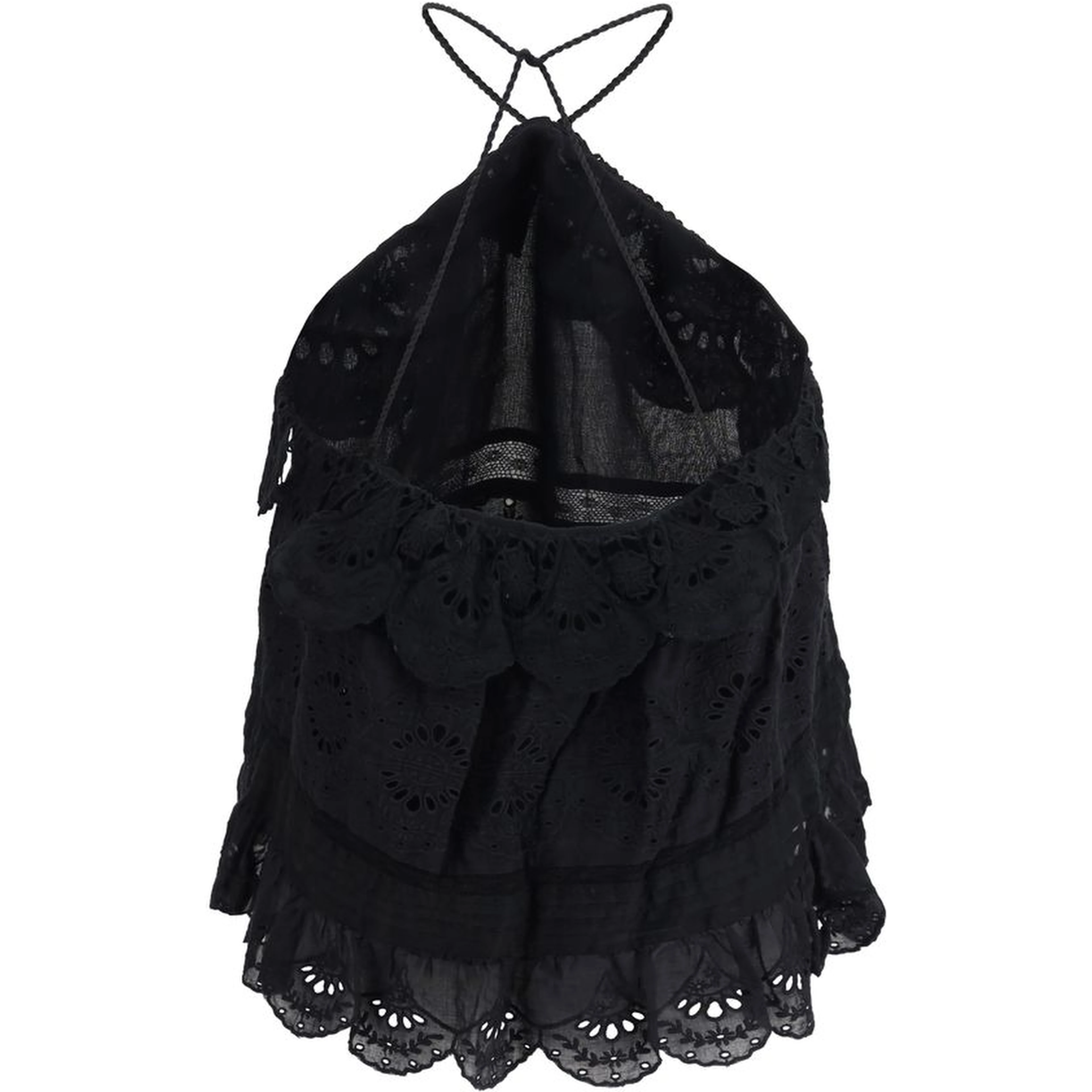 Black Polyester Blouse
