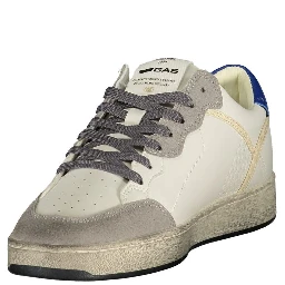 White Polyurethane Men's Sneaker